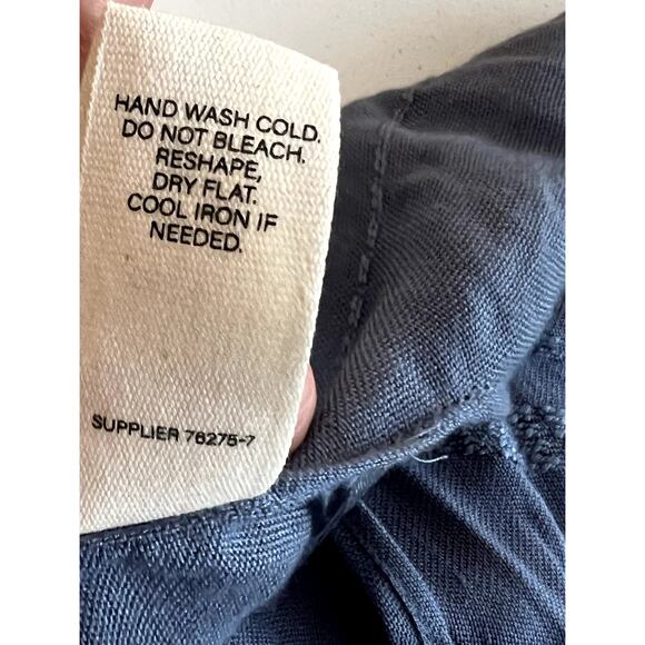 A.N.A Wrap Shawl Women OS Chambray Fringe Lagenlook Comfy Fall New Cottagecore - Picture 11 of 11